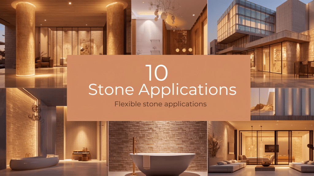 10 Flexible Stone Applications for UAE Interiors and Exteriors - NOVA Select