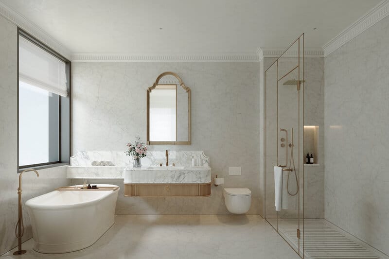 Bianco Carrara 2924 room application