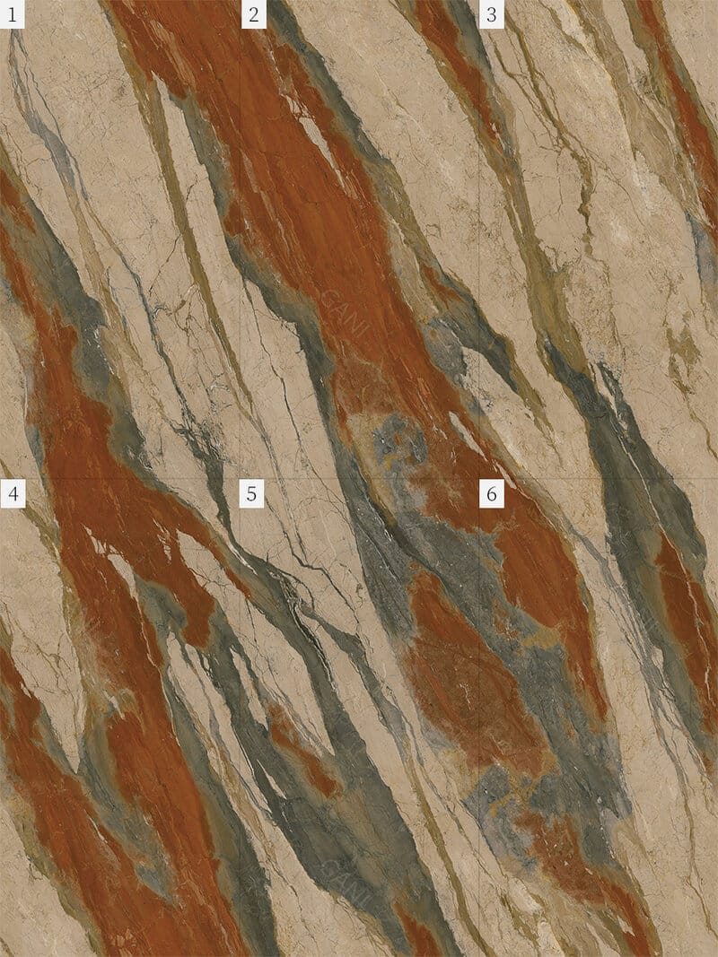 Breche Fantastique 4840 marble tile
