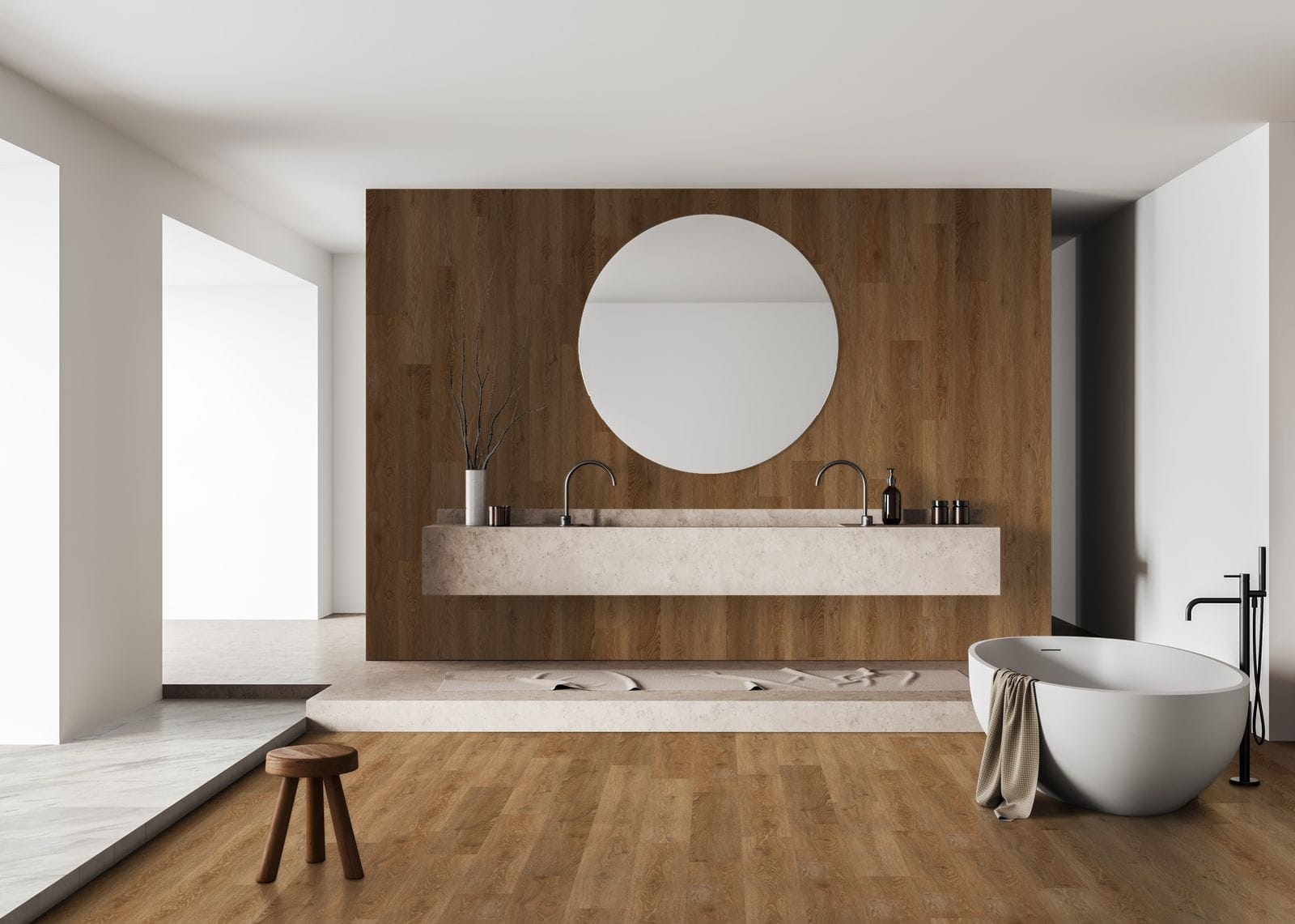 CW601 Chimewood Oak Wood SPC Flooring - NOVA Select UAE