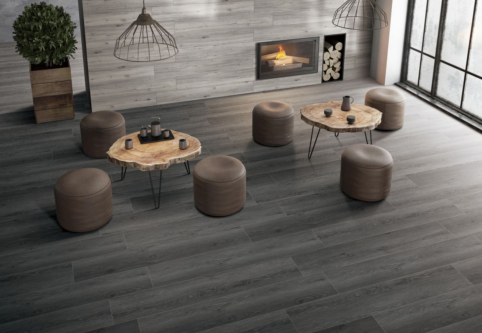 CW6016 Chimewood Oak Wood application - NOVA Select UAE