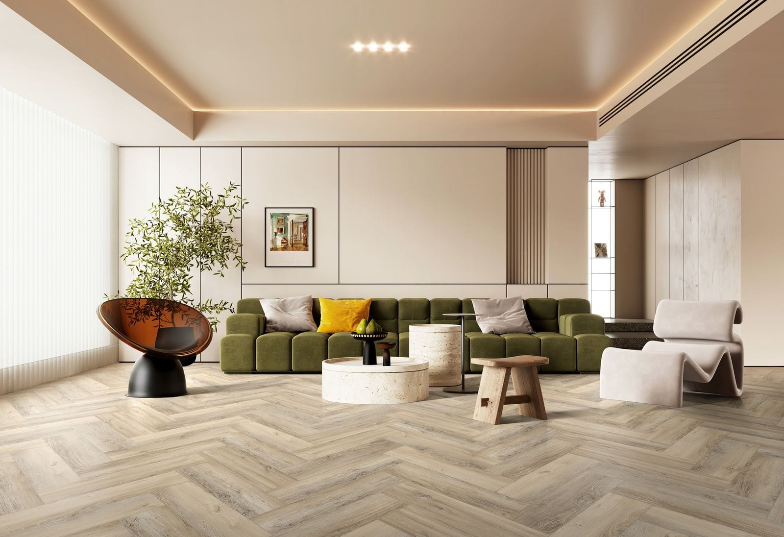 CW6019 Chimewood Oak Wood application - NOVA Select UAE