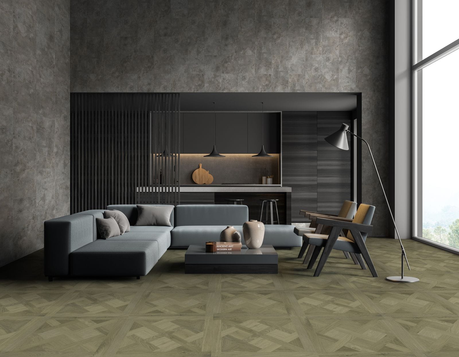 CW880 Chimewood Red Wood SPC Flooring - NOVA Select UAE