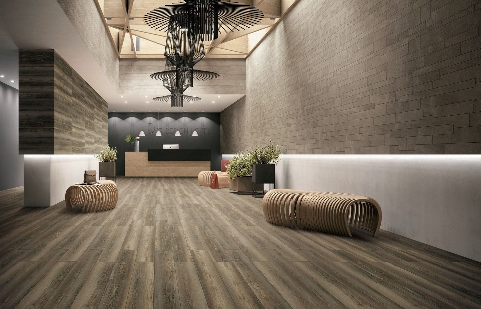 CW6026 Chimewood Walnut Wood application - NOVA Select UAE