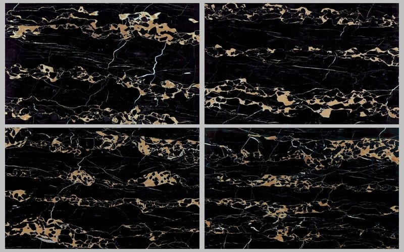 Italian Portoro 6835 marble tile