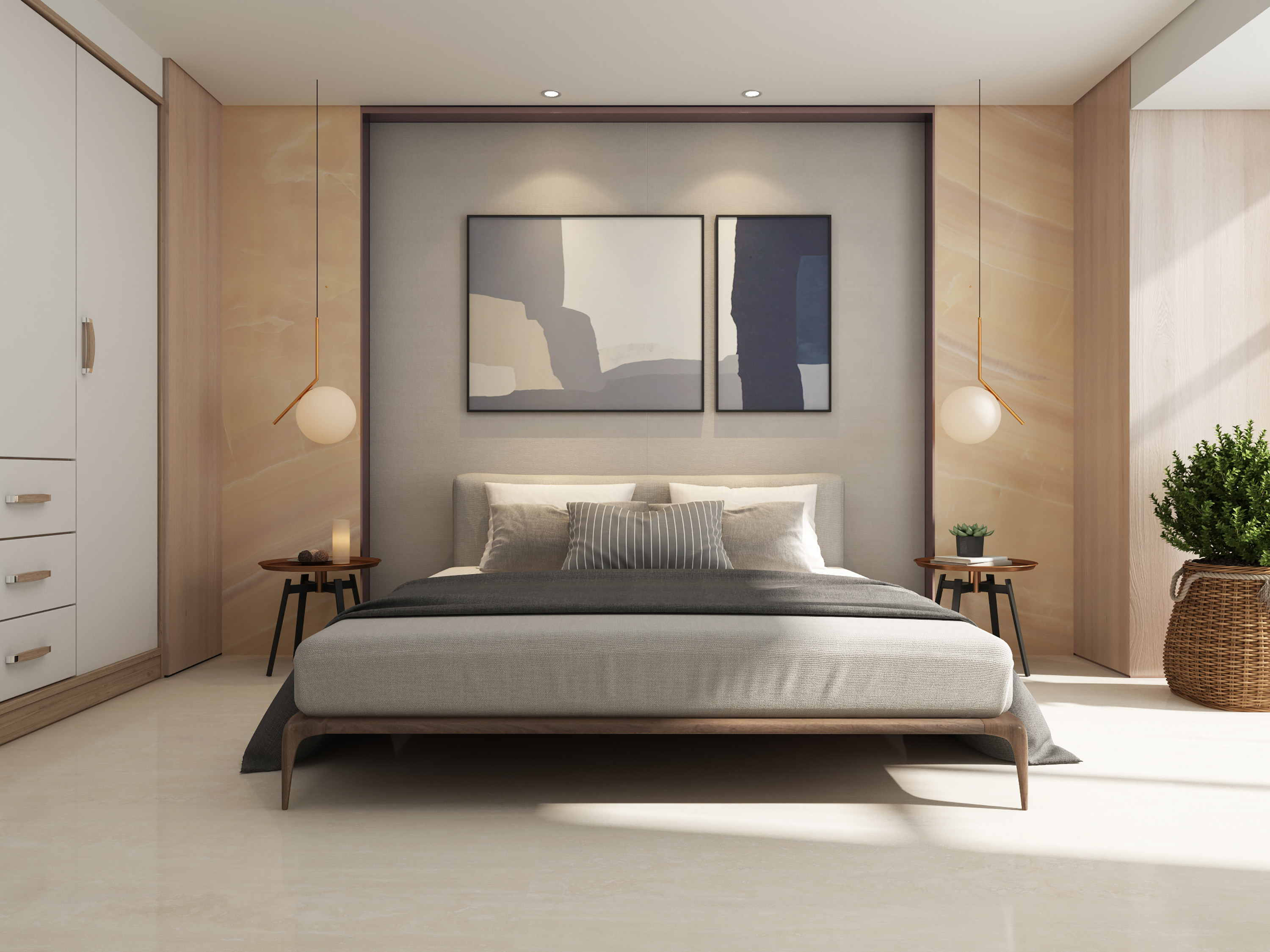 Ivory Travertino 2802 room application