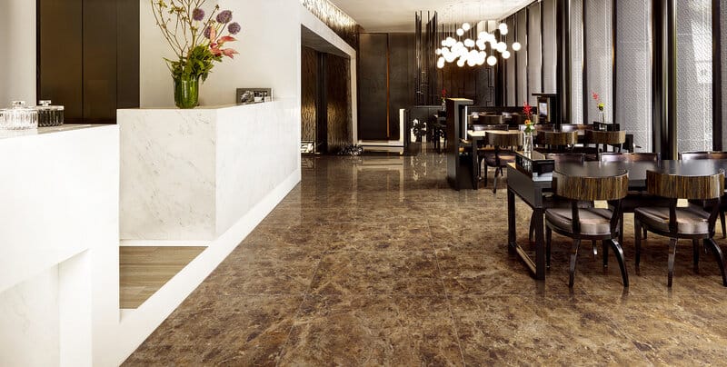 Marron Emperador 7895 room application