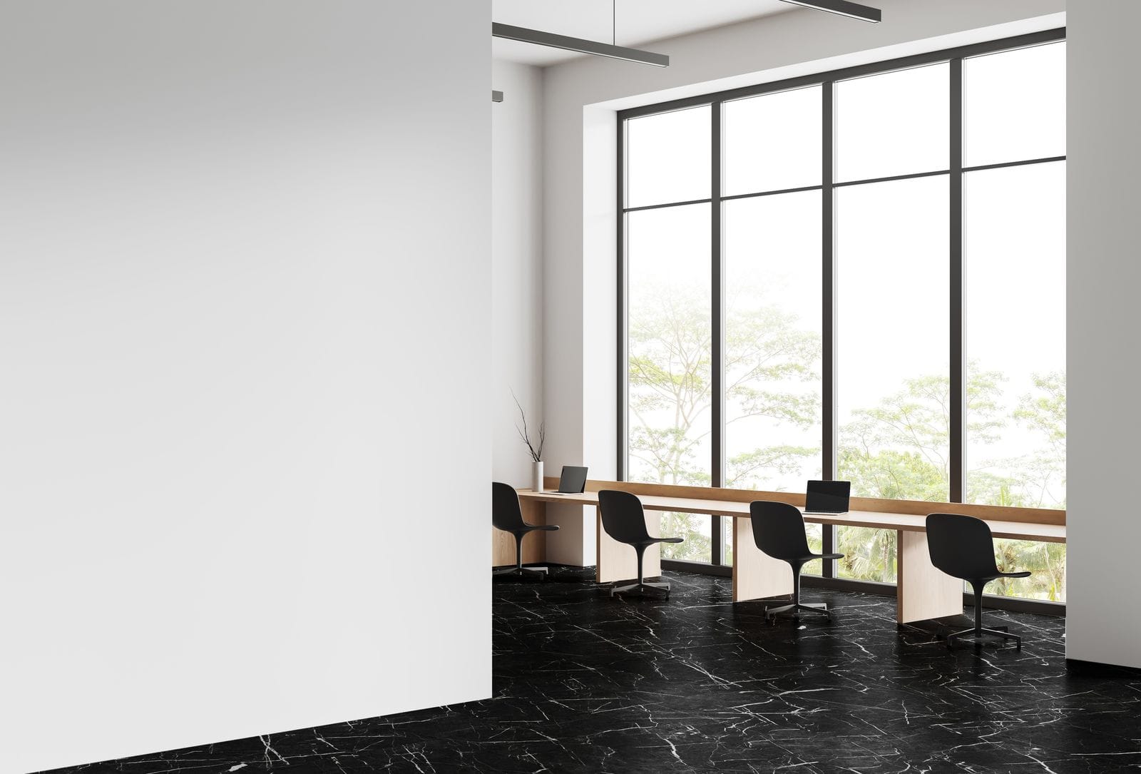 223006 Nero Marquina SPC Flooring - NOVA Select UAE