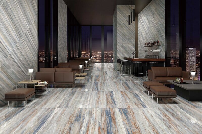Palissandro Blue 5866 room application