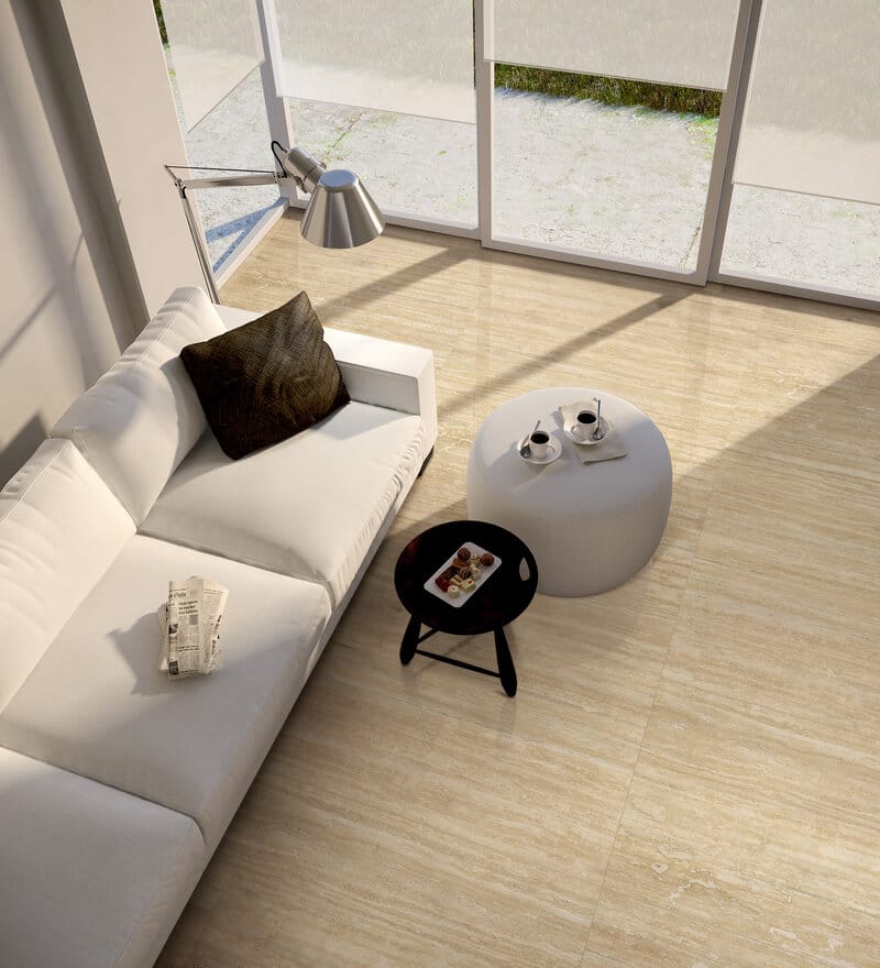Roman Travertino 2801 room application