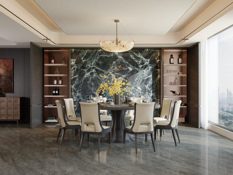 Verde Alpi Premium 8819 room application